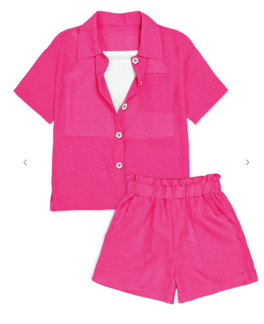 Kids 3p Set. Pink