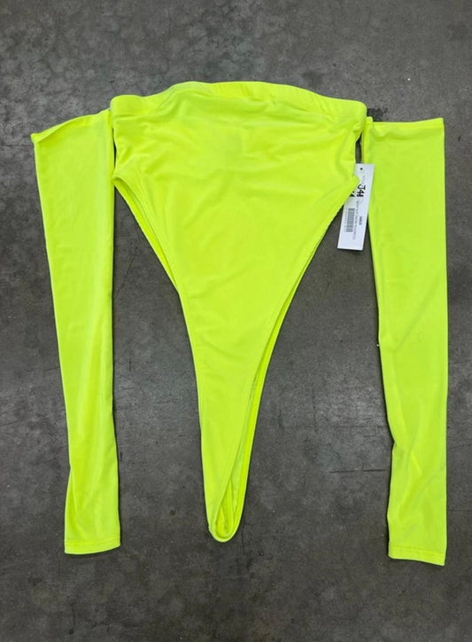 Thumbhole High Cut Lined Bodysuit