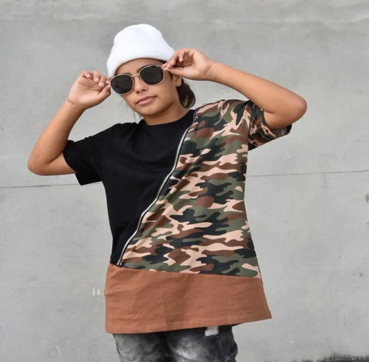 Kids Camo Tee - boys and girls