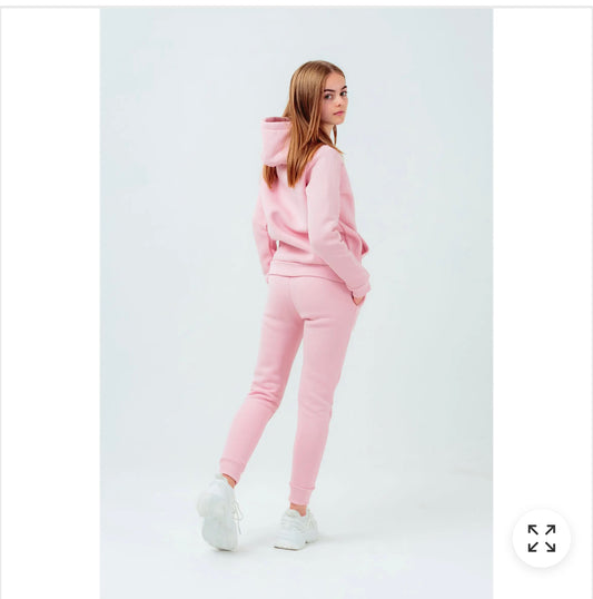 Hype Girls Pink Zip Tracksuit Set