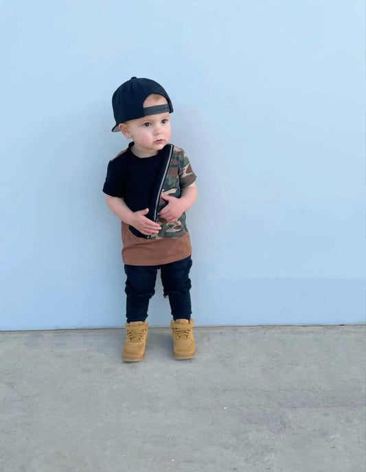 Kids Camo Tee - boys and girls