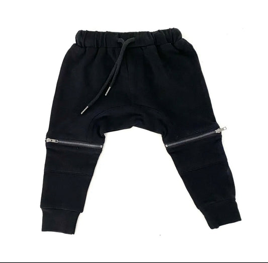 Boys Black Joggers