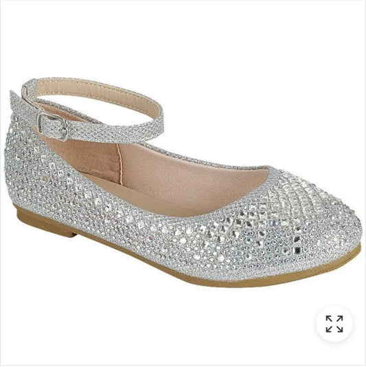 Girls Silver Shoes