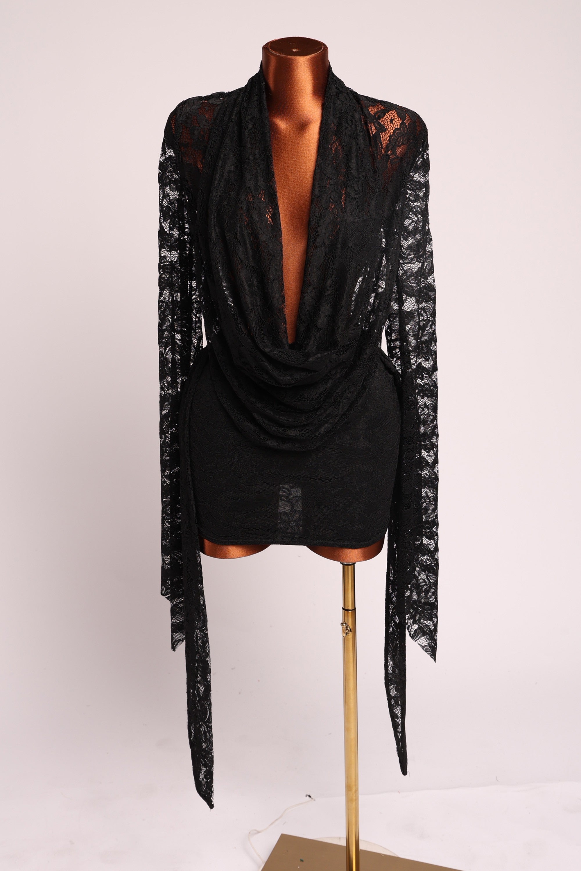 Lace Dress in BLACK only.