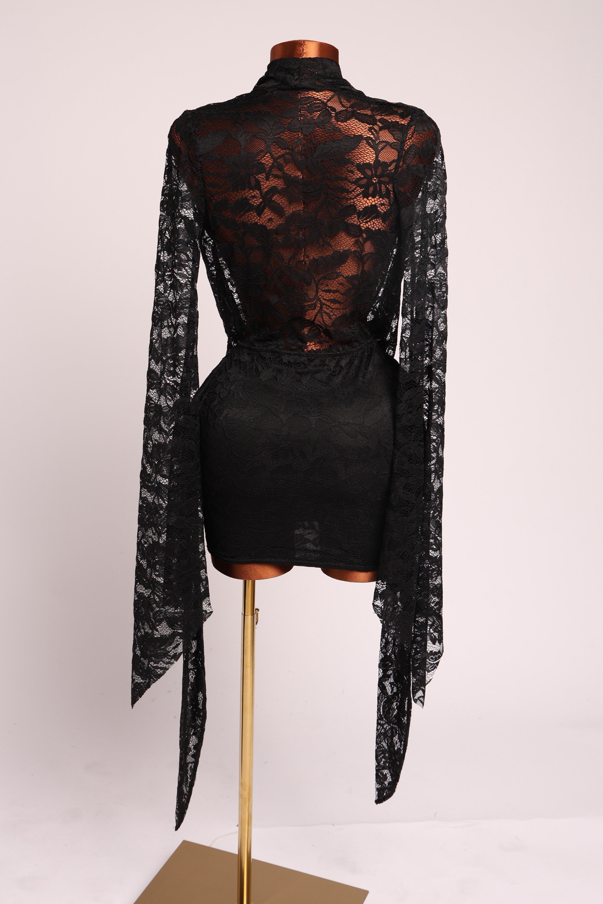 Lace Dress in BLACK only.