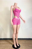 Mineral Wash High Cut Bodysuit & Short Set