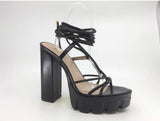 Women Laced Up (Strappy) Platform Heel