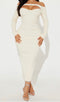 MIDI DRESS - Cream