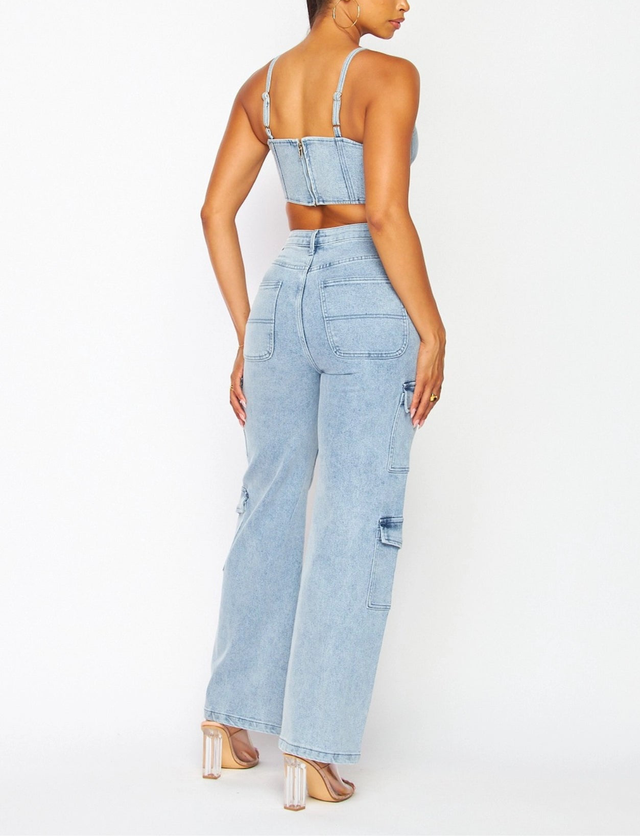 Cami and Cargo pants Set