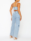 Cami and Cargo pants Set