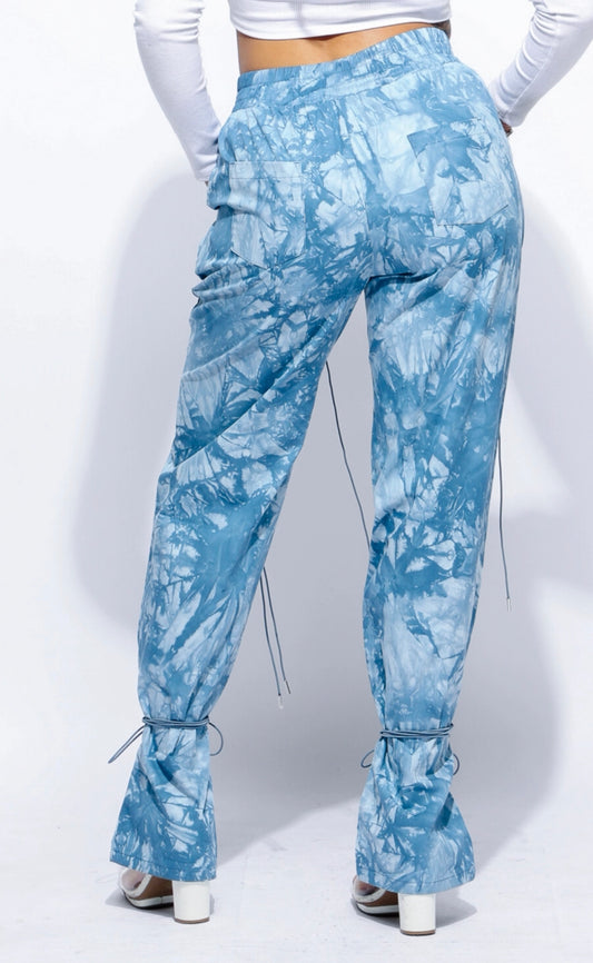 Parachute Lace Up Jogger Pants