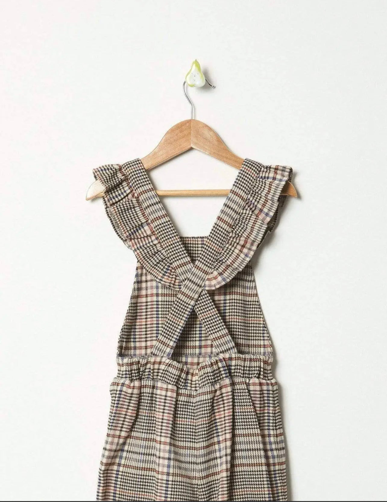 Girls’ Checked Jumpsuit