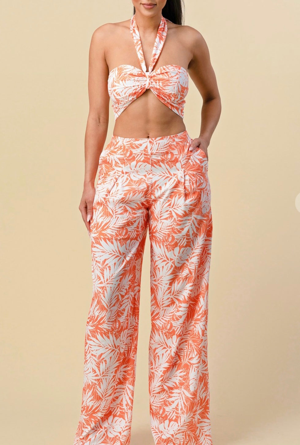 TROPICAL PRINTED MULTI WEAR OUTFITS SET