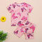 Suit Short Sleeve T shirt + Short Summer Clothing Set