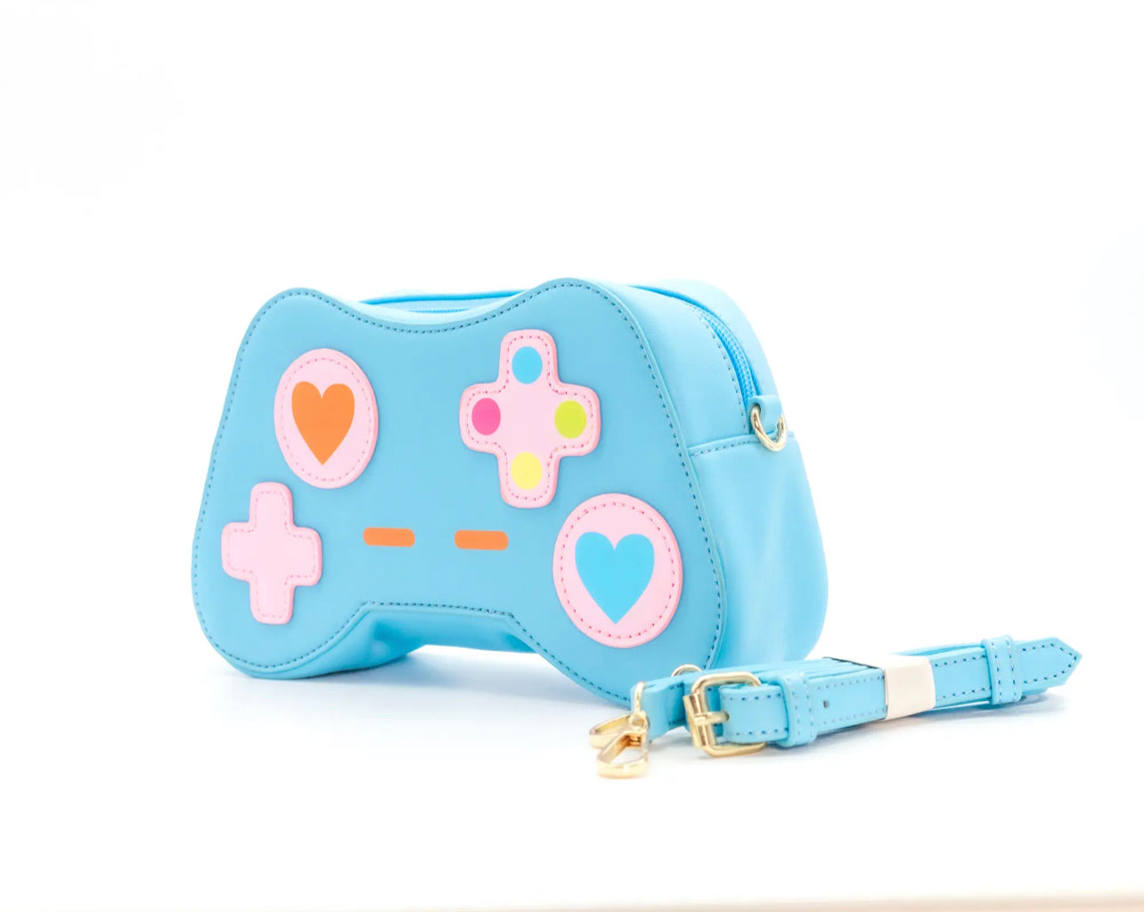 One More Level - Game Controller Handbag - Blue