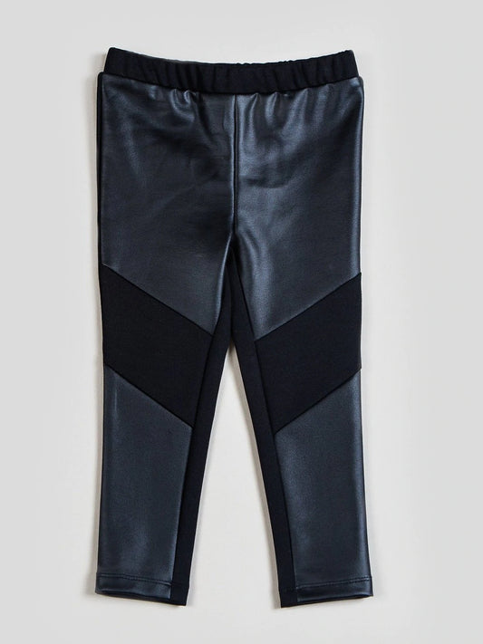Girl's Faux Leather Legging
