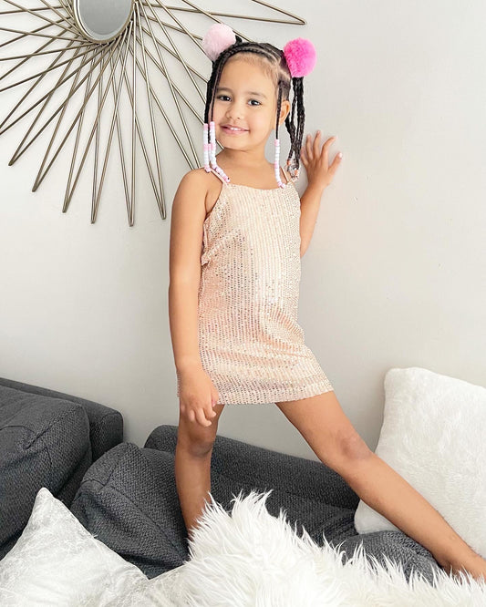 Kids Sequin Cami Dress - Melrose